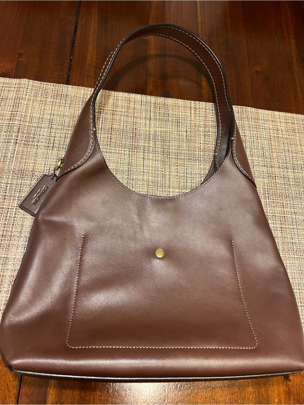 Coach Brooklyn Shoulder Bag 28 in maple - Picture 7 of 11